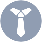 Professional quality business tie icon