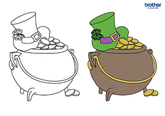 Pot of Gold Coloring