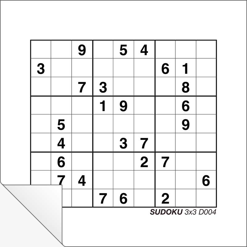 Sudoku 3x3 D004