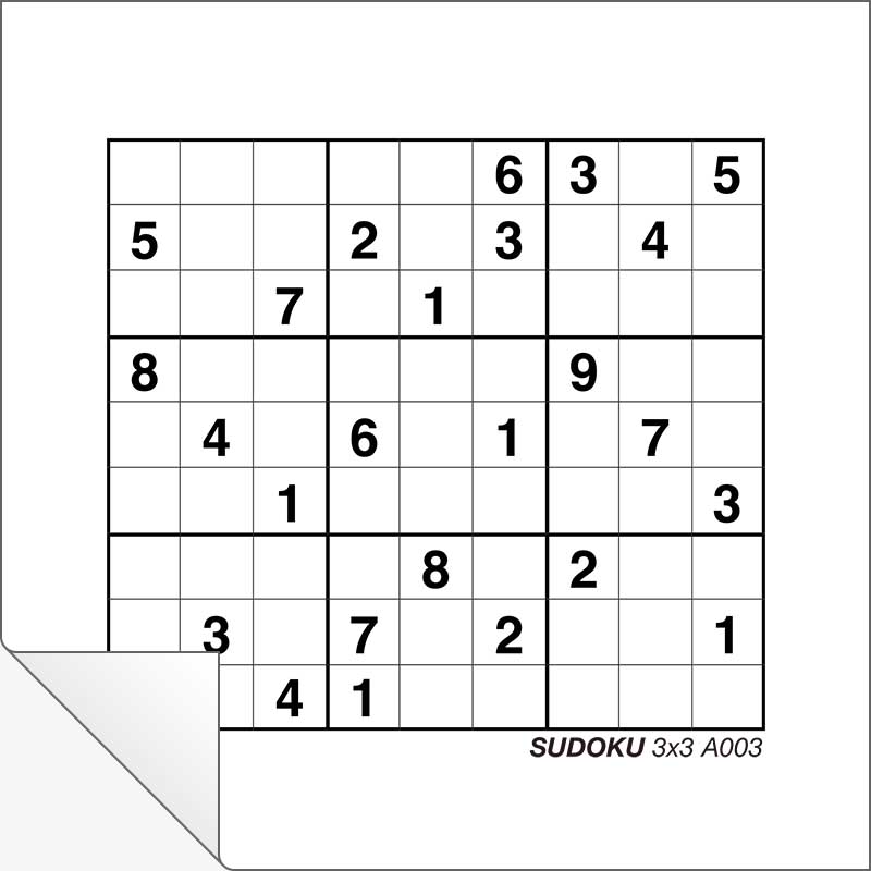 Sudoku 3x3 A003