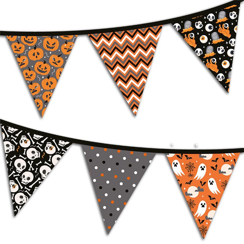 Free Printable DIY Party Decoration - Halloween Bunting - Spooky and Stylish | Brother Creative Center