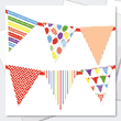 Banderines de Fiesta Multicolor