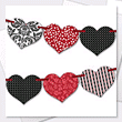 Valentine's Day themed party decorations available to print. 
