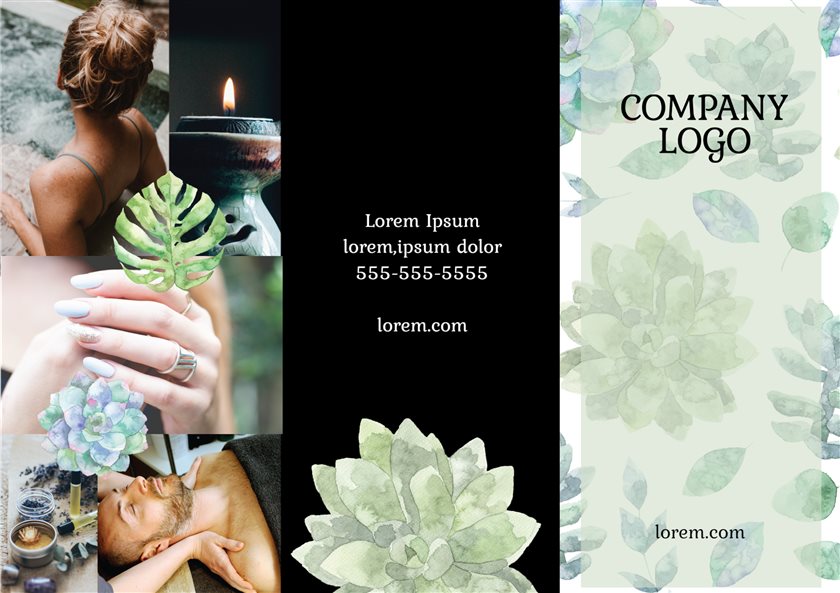 Free Printable Brochures & Leaflets - Tranquility | Brother Creative Center