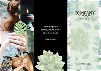 Free Printable Brochures & Leaflets - Tranquility | Brother Creative Center