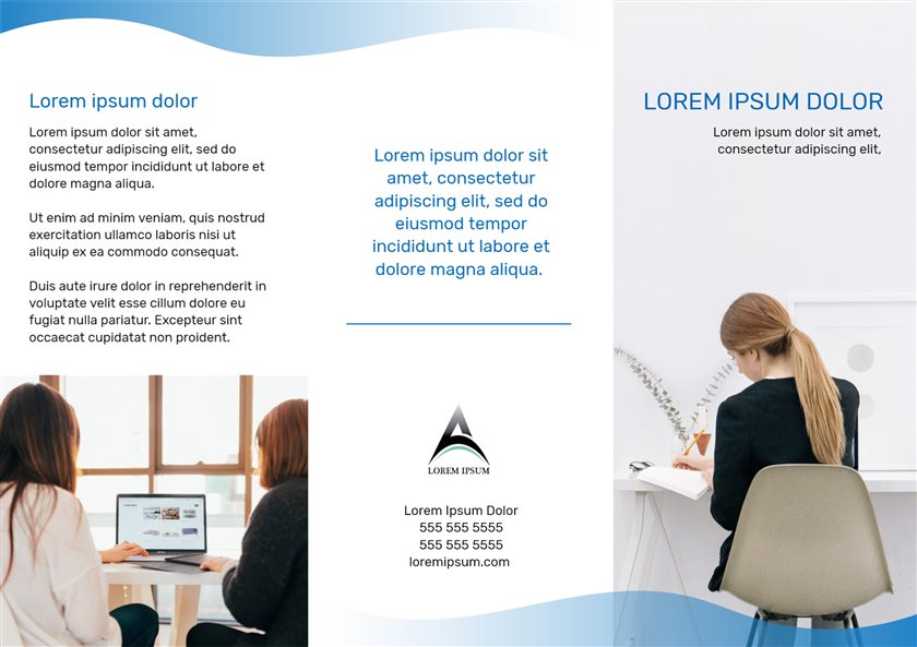 Free Printable Brochure & Leaflet - Business Smart | Brother Creative Center