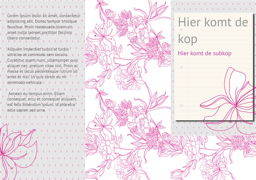 Roze bloemen