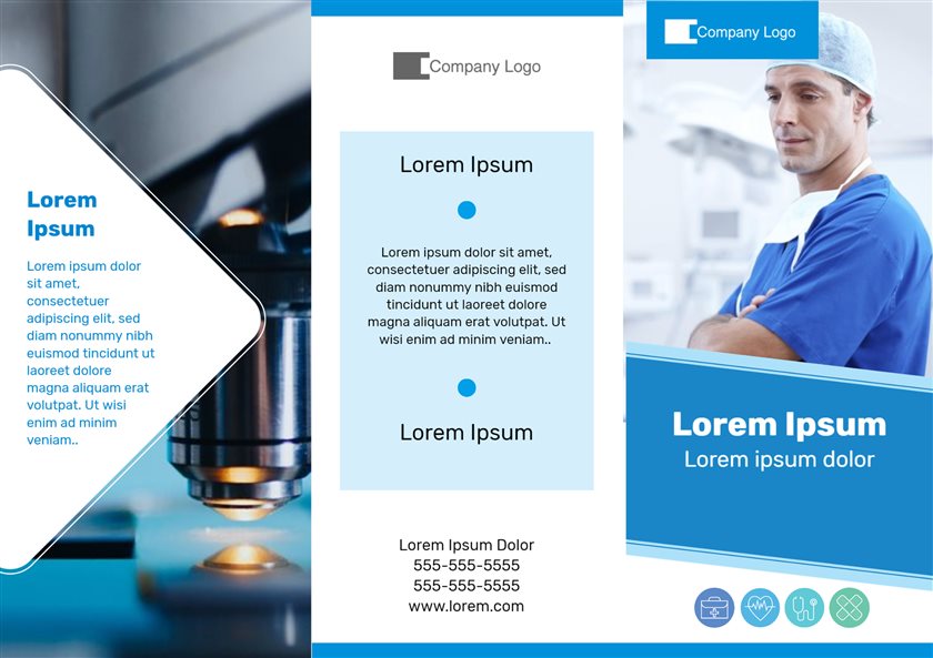 Free Printable Brochures & Leaflets - Hospital | Brother Creative Center