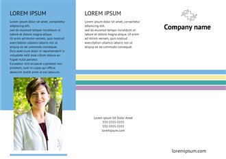 Gratis afdrukbare brochure en folders - Wellnessdiensten | Brother Creative Center