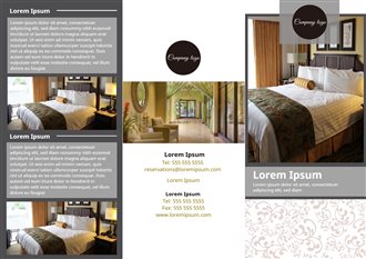 Free Printable Brochures & Leaflets - Travel Hotels | Brother Creative Center