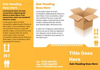 Free Printable Brochures & Leaflets - Moving Service | Brother Creative Center