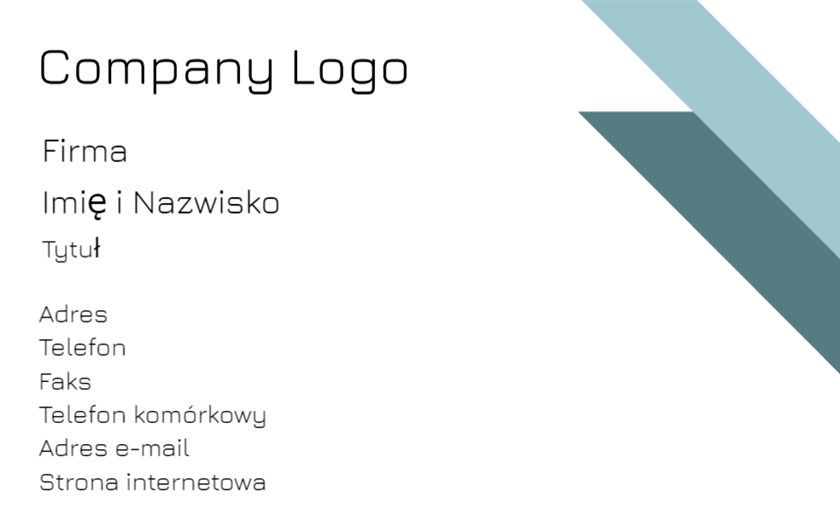 Bezpłatna wizytówka - Rozwiązania finansowe i prawne | Brother Creative Center