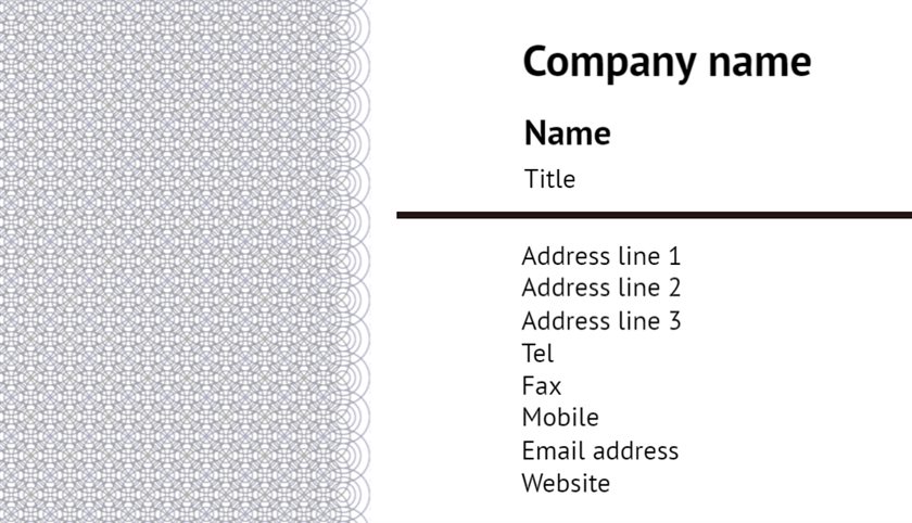 Free Printable Business Card Templates - Financial Solutions | Brother Creative Center