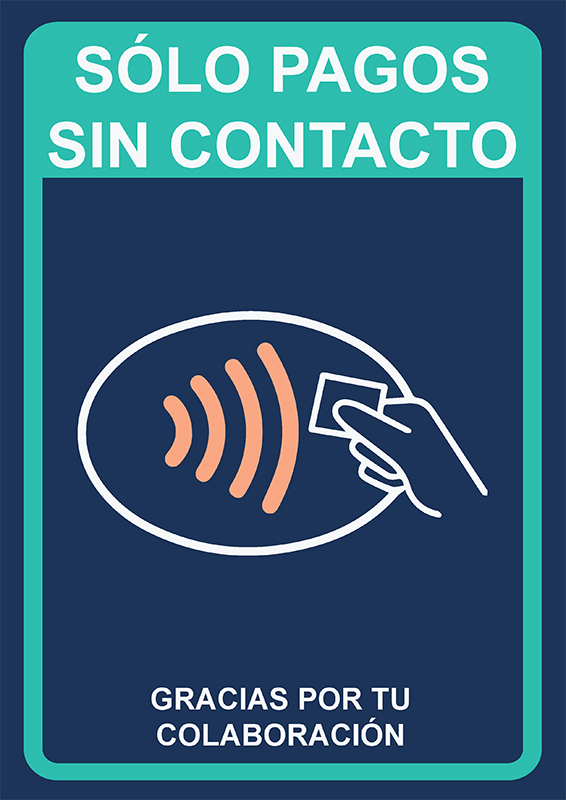 Sólo pagos sin contacto