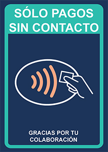 Sólo pagos sin contacto