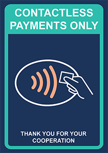 Contactless payments only