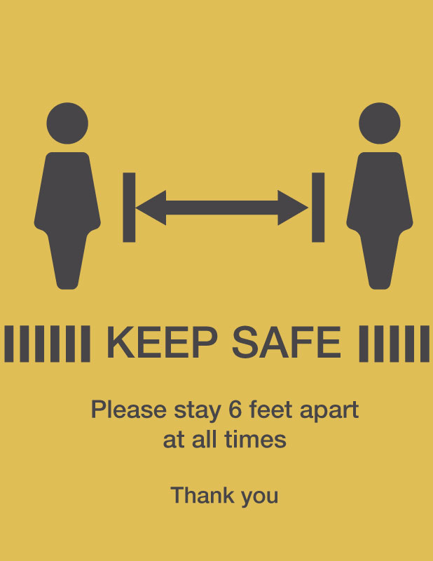 Keep Safe 6 Feet