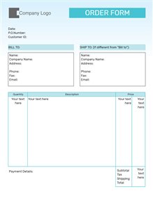Order Form