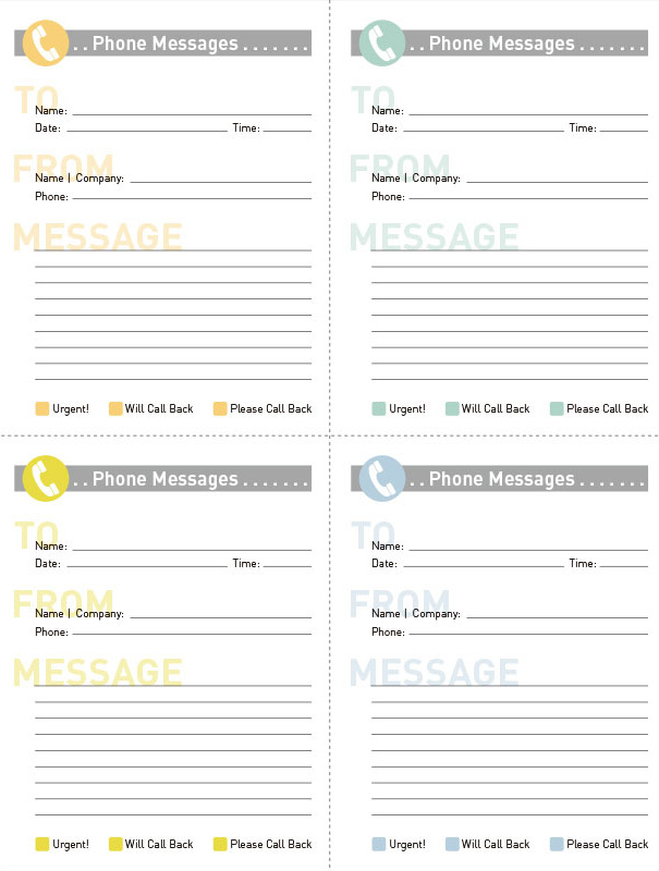 Phone Messages