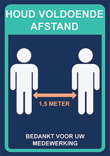 Houd voldoende afstand