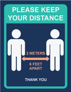 Please keep your distance