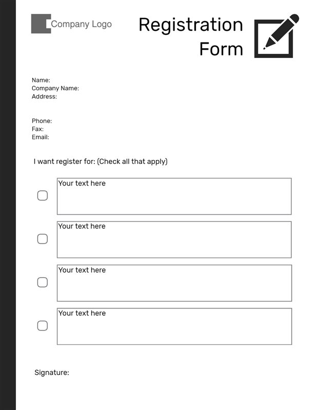 Registration Form