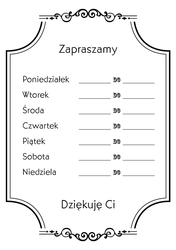 Zapisz godziny pracy