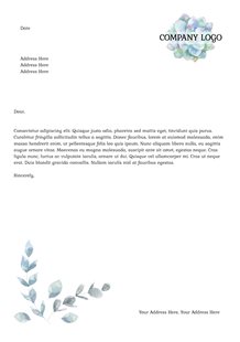 Free Printable Letterheads - Tranquility | Brother Creative Center