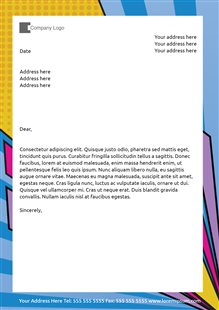 Free Printable Letterheads - Pop Art | Brother Creative Center