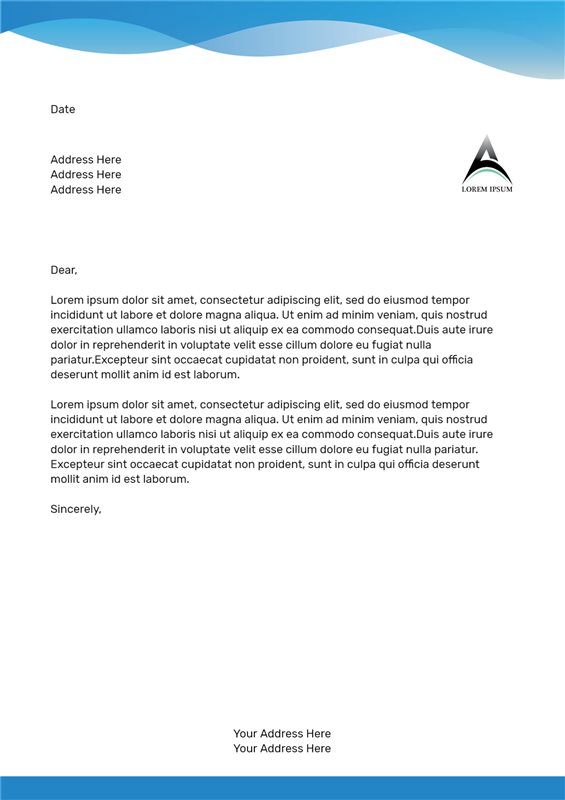 Free Printable Letterhead - Business Smart | Brother Creative Center