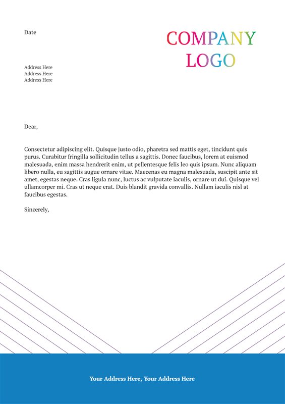 Free Printable Letterheads - Health And Wellness | Brother Creative Center