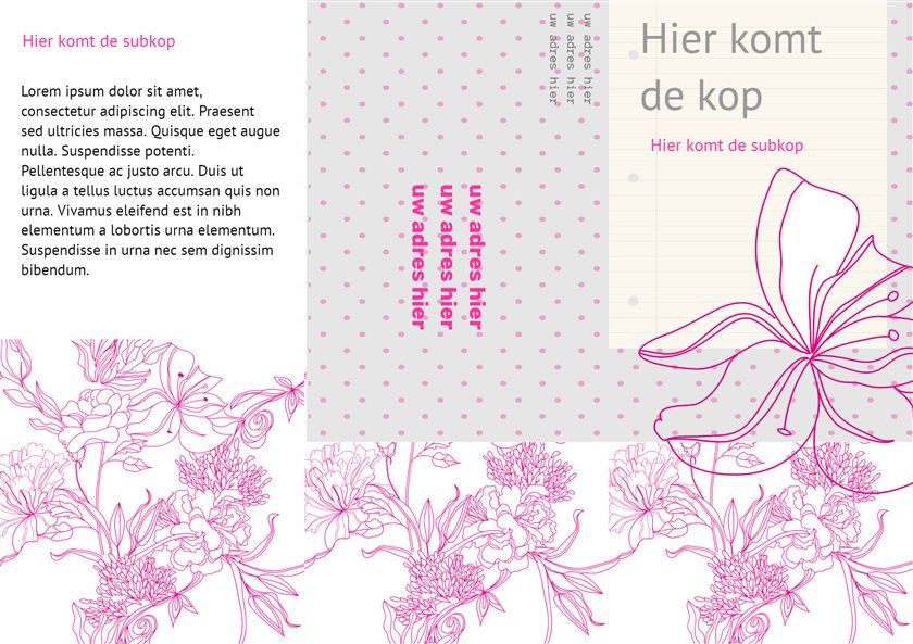 Roze bloemen