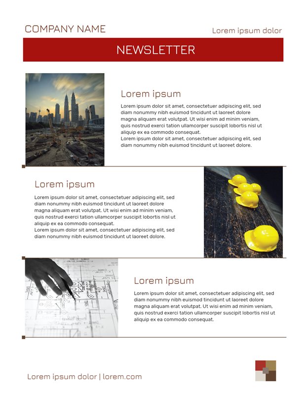 Free Printable Newsletter Template - Design Planning | Brother Creative Center