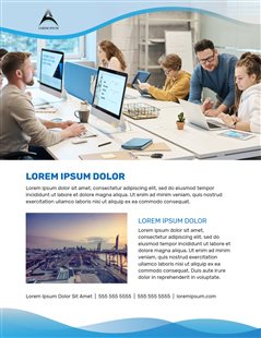 Free Printable Poster & Flyer Template - Business Smart | Brother Creative Center