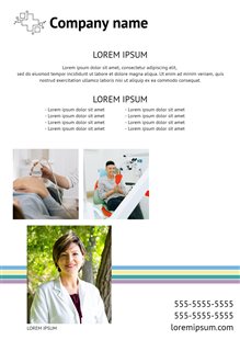 Gratis afdrukbare poster - Wellnessdiensten | Brother Creative Center