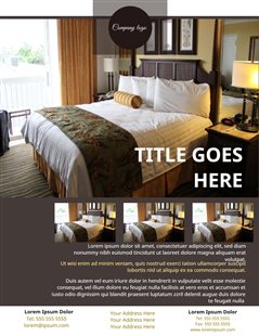 Free Printable Poster & Flyer Templates - Travel Hotels | Brother Creative Center