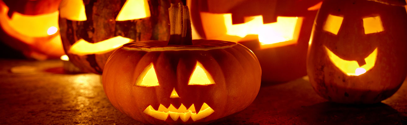 Halloween pumpkin heads Jack-o'-Lanterns 