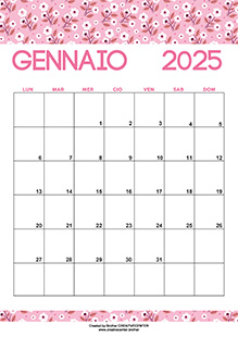 Calendario 2024 gratuiti per Calendari mensili