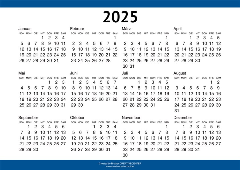 Blauer Rand einzeln 2024