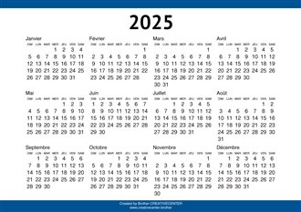 Frontière bleue unique 2024