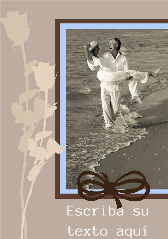 Tarjetas e invitaciones imprimibles gratis - Aniversario vintage | Brother Creative Center