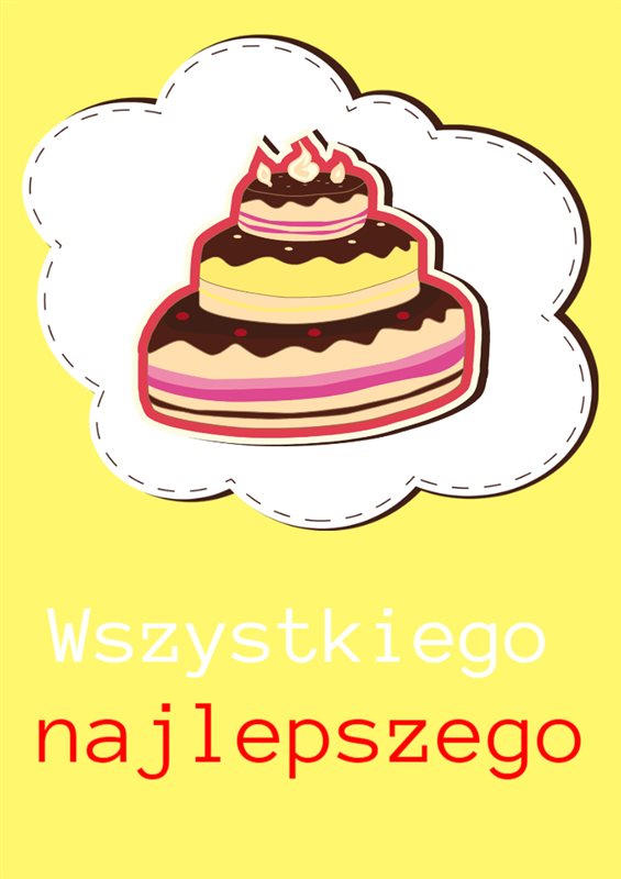 Urodzinowy tort