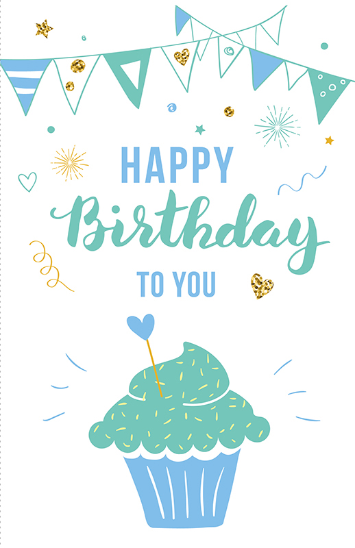 Birthday Cupcake Card