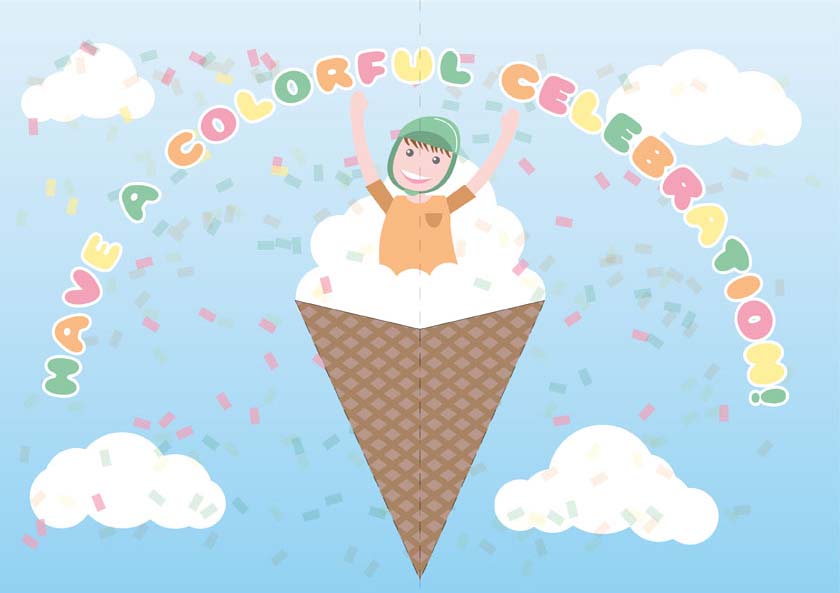 Birthday Ice Cream Cone