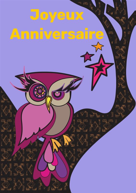 Anniversaire hibou