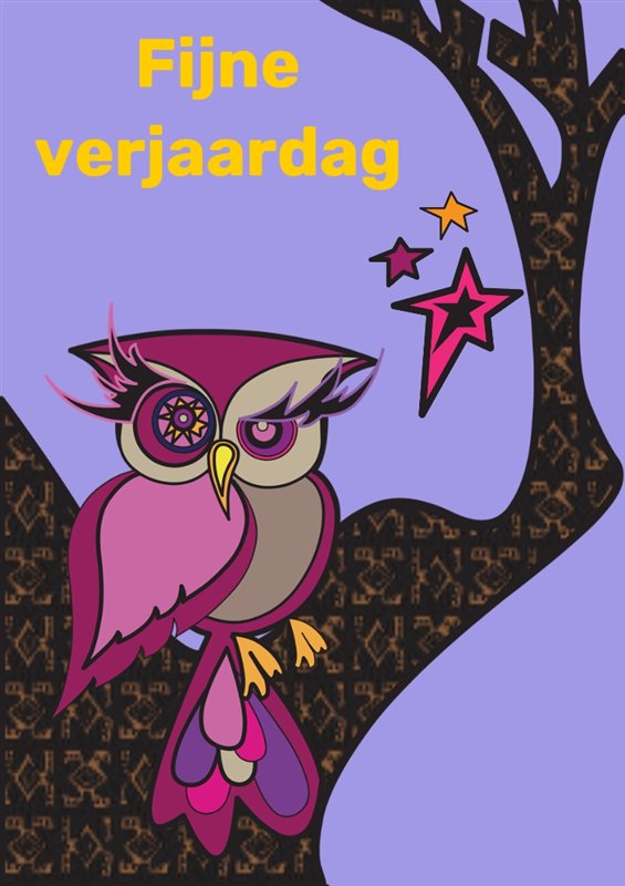 Verjaardag uil