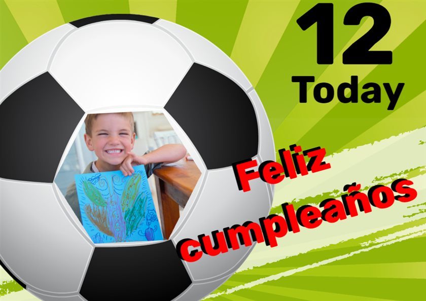  Fútbol de Cumpleaños de impresión gratuita