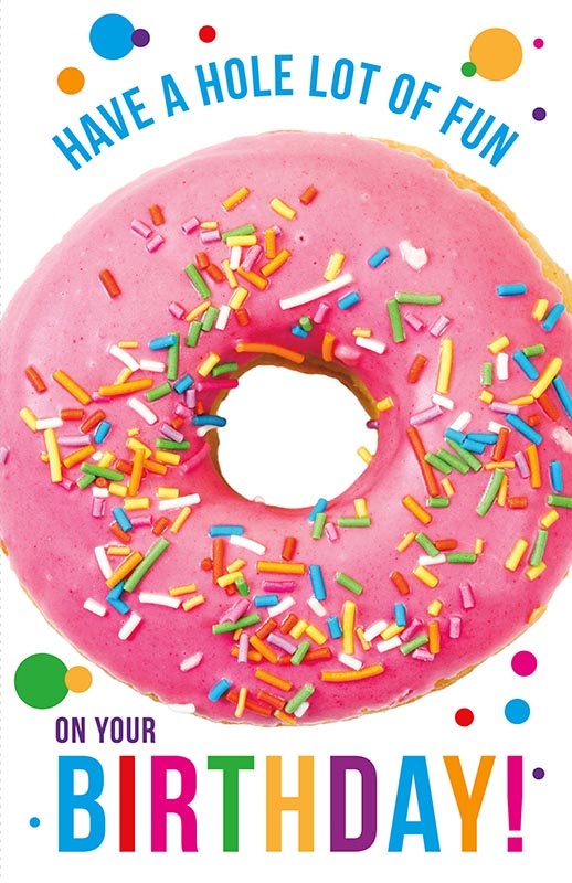 Birthday Sprinkles Donut