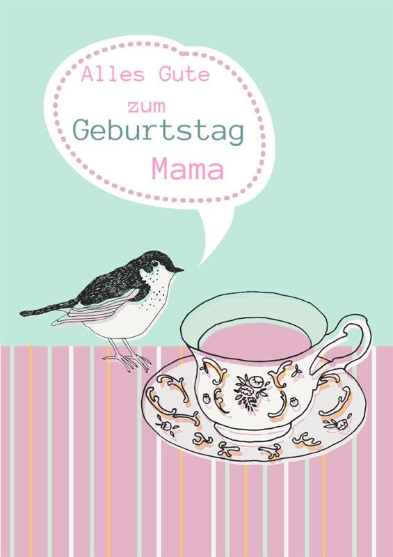 Geburtstag Teetasse