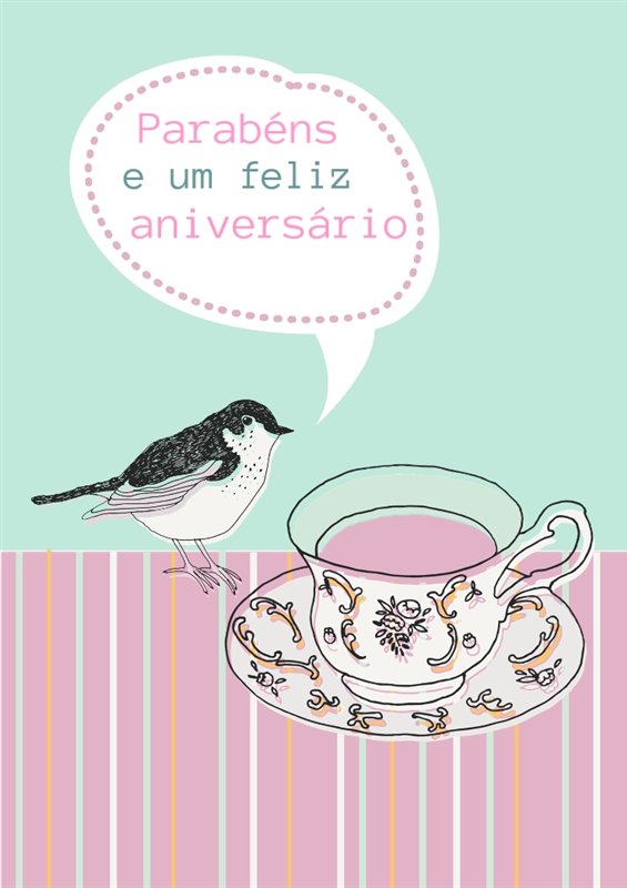 Dia de anos chávena
